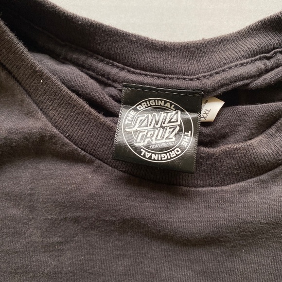 Santa Cruz Dark Grey/Pink XXL Skate Shirt - Picture 5 of 7